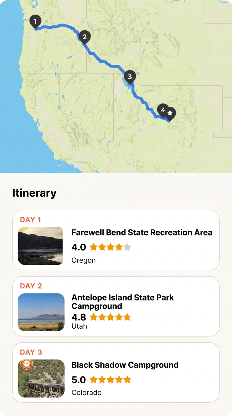 Ty Rv Map The Dyrt Trip Planner 2026 — RV-Aware Routing